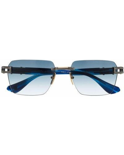 Dita Eyewear Lunettes de soleil Meta Evo-One à monture carrée - Bleu