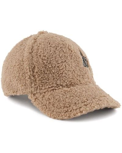Armani Exchange Fleece Texture Baseball Cap - Natural