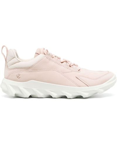 Ecco Mx Suede Trainers - Pink