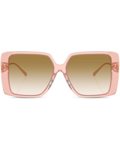Tory Burch Miller Oversize-frame Sunglasses - Natural