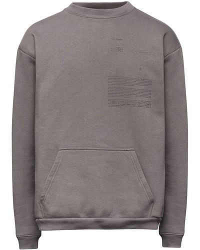 MM6 by Maison Martin Margiela Text-print Jersey Sweatshirt - Grey