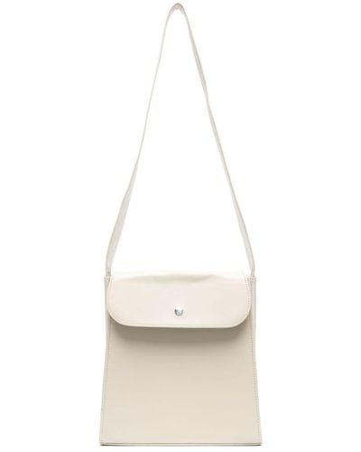 Our Legacy Extended Leather Shoulder Bag - White