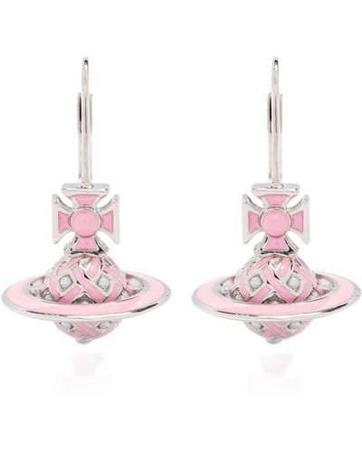 Vivienne Westwood Cassie Orb-shaped Drop Earrings - Pink