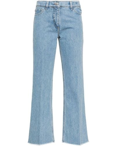Magda Butrym Mid-rise Flared Jeans - Blue