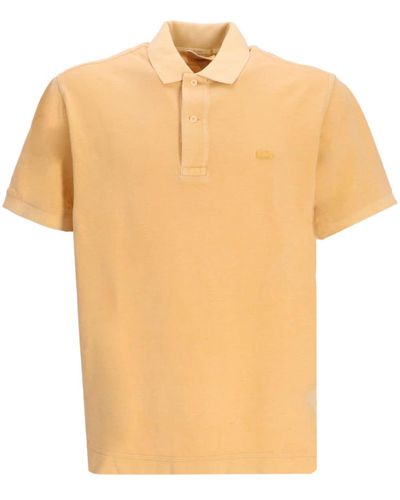 Lacoste Logo-embroidered Cotton Polo Shirt - Orange