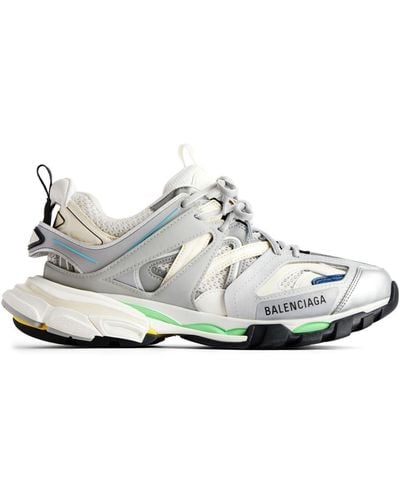 Balenciaga Track Panelled-design Sneakers - White