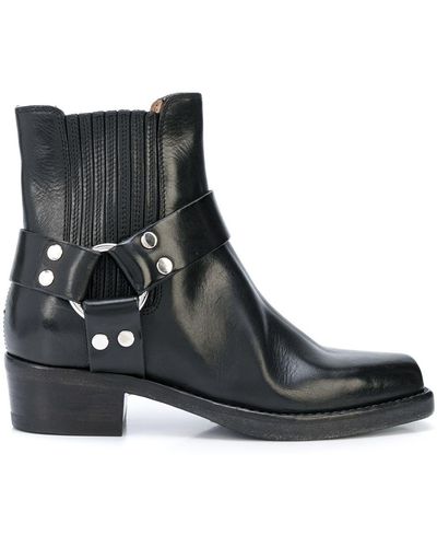 RE/DONE Short Cavalry Boots - Black