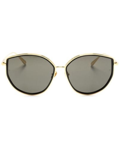 Linda Farrow Samara Cat-eye Sunglasses - Grey