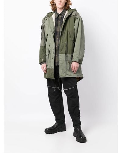 Undercoverism Deconstructed Hooded Parka - Green