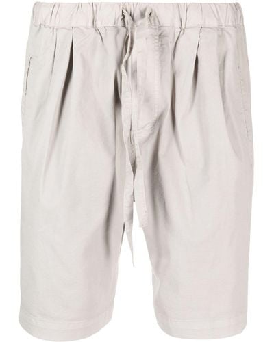 Massimo Alba Cotton Drawstring Shorts - Natural