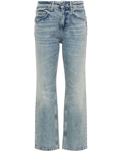 AllSaints Ida Mid-rise Cropped Jeans - Blue