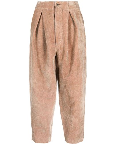 Uma Wang Pantalones ajustados capri - Neutro