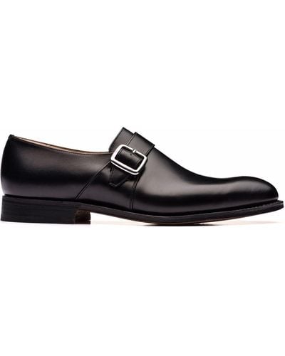 Church's Zapatos monk con puntera de almendra - Negro