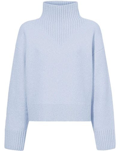 Proenza Schouler Fine-knit Roll-neck Sweater - Blue