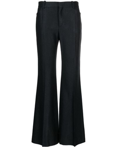 Chloé High-waist Flared Trousers - Black