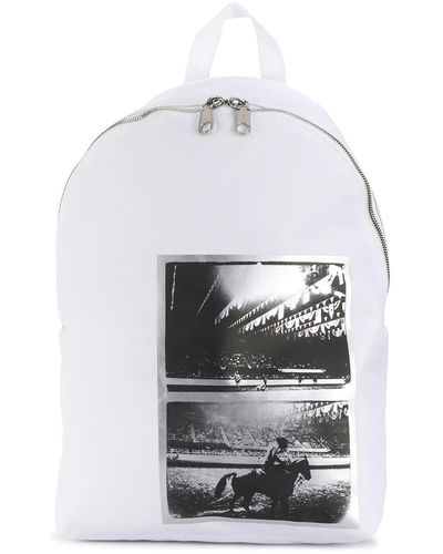 Calvin Klein Andy Warhol Photo Art Backpack - White