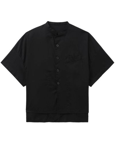 Y's Yohji Yamamoto Camisa de manga corta - Negro