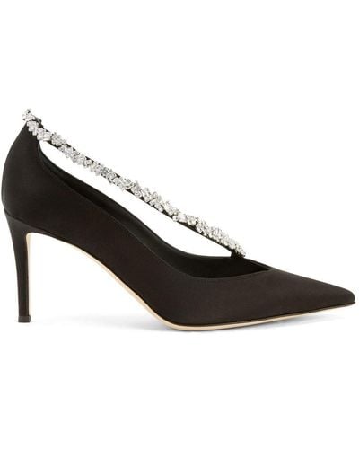 Giuseppe Zanotti Filipa Crystal-embellished Court Shoes - Black