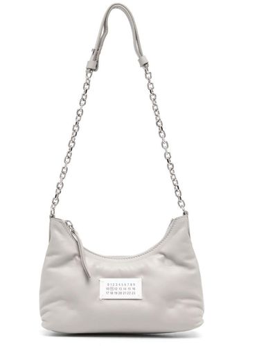Maison Margiela Micro sac porté épaule Glam Slam - Blanc