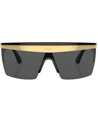 Versace Eyewear Sonnenbrille mit eckigem Gestell - Schwarz