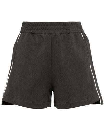 Izzue Cotton-blend Track Shorts - Black