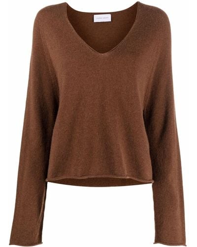 Christian Wijnants Pullover V-neck Sweater - Brown