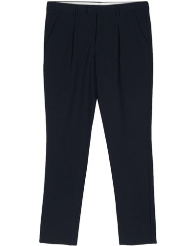 PS by Paul Smith Checked Tailored Pants - Blue