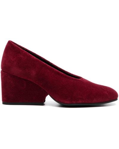 Comme des Garçons 70mm Round-toe Court Shoes - Red