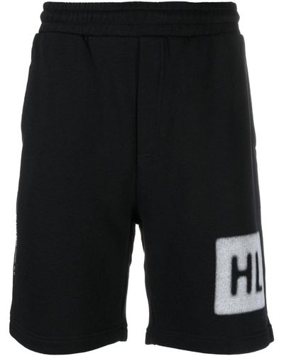 Helmut Lang Logo-print Slip-on Track Shorts - Black