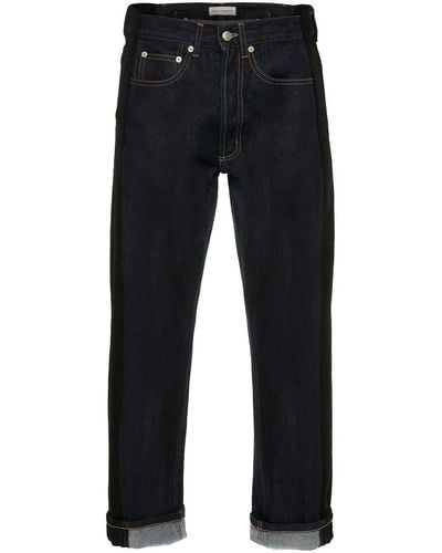 Alexander McQueen Klassische Straight-Leg-Jeans - Blau