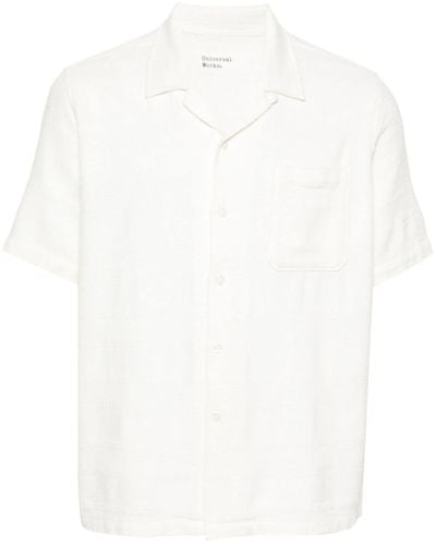 Universal Works Road short-sleeved shirt - Weiß
