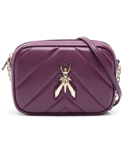 Patrizia Pepe Fly Quilted Crossbody Bag - Purple