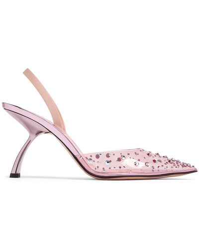 Piferi Upanova 85mm Crystal Court Shoes - Pink