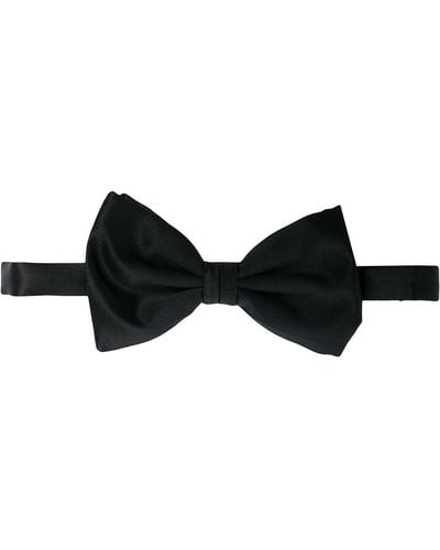 Brioni Satin Bow Tie - Black