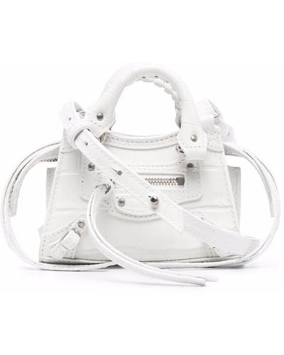 Balenciaga Neo Classic Mini Leather Bag - White