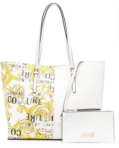 Versace Graphic-print Tote Bag - Metallic