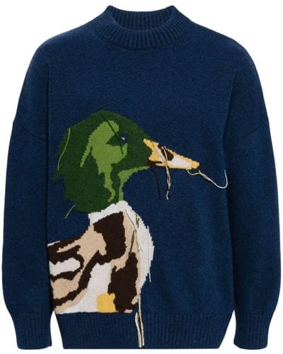 S.S.Daley Mallard Wool Sweater - Blue