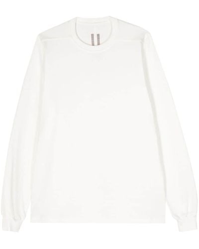 Rick Owens Sweatshirt mit Ziernaht - Weiß
