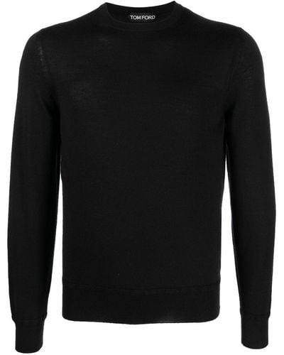 Tom Ford Jersey liso - Negro