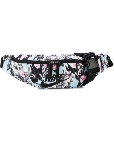 Nike Heritage Floral Print Fanny Pack - Black