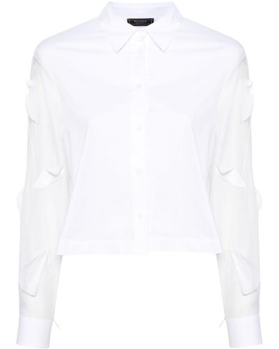 Peserico Appliqué-details Shirt - White