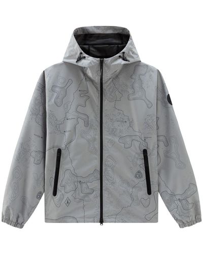 Woolrich Trail Printed Jacket - Grey