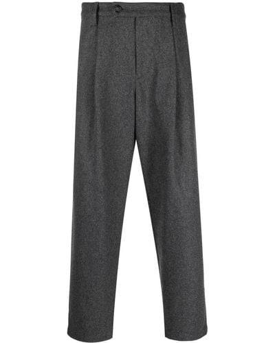 A.P.C. Straight-leg Wool-blend Pants - Grey
