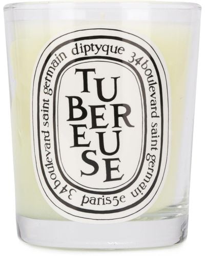 Diptyque Bougie parfumée Tubereuse - Blanc