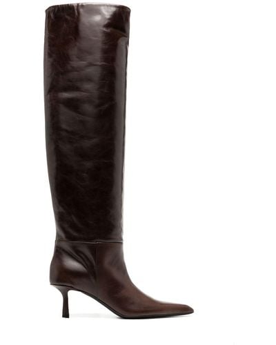 Alexander Wang Pointed-toe Knee-high Boots - Brown