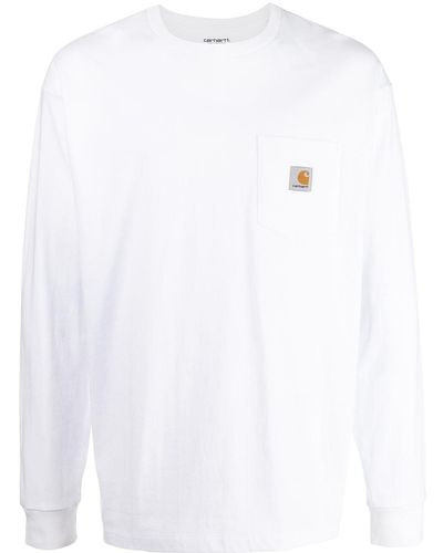 Carhartt ロゴパッチ スウェットシャツ - ホワイト
