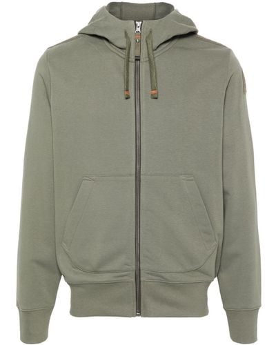 Parajumpers Charlie Easy Logo-patch Hoodie - Green