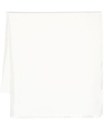 Gucci Jacquard-Schal mit GG-Logo - Weiß
