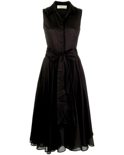 Blanca Vita Sleeveless Shirt Dress - Black