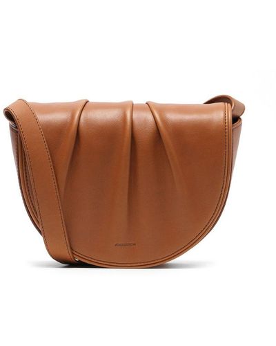 Adererror Opla Leather Crossbody Bag - Brown